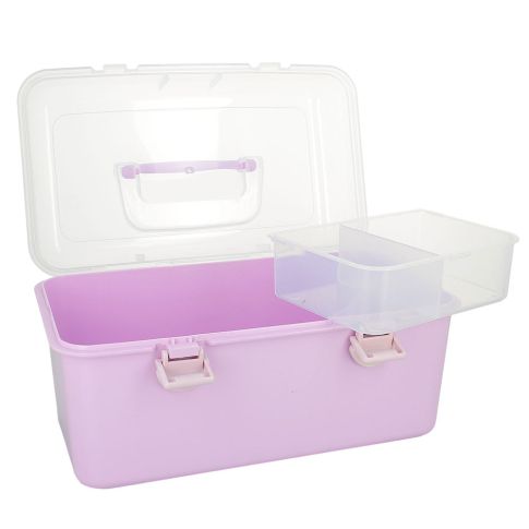 Boîte de rangement voyage Create & Care - Mauve