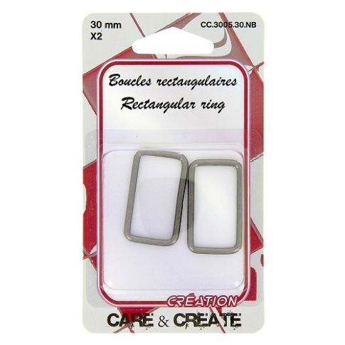 Boucles rectangulaires 30 mm x 2 - Care & create
