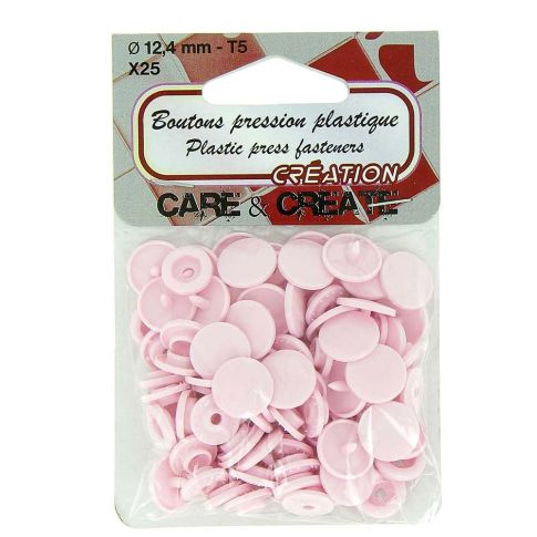 Bouton pression Rose x25 - Care & Create
