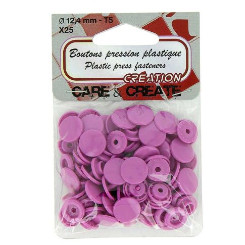 Bouton pression Violet x25 - Care & Create