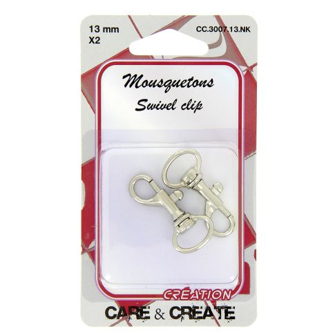 Fermoir cartable Care & Create Argent x2 - 2 Tailles