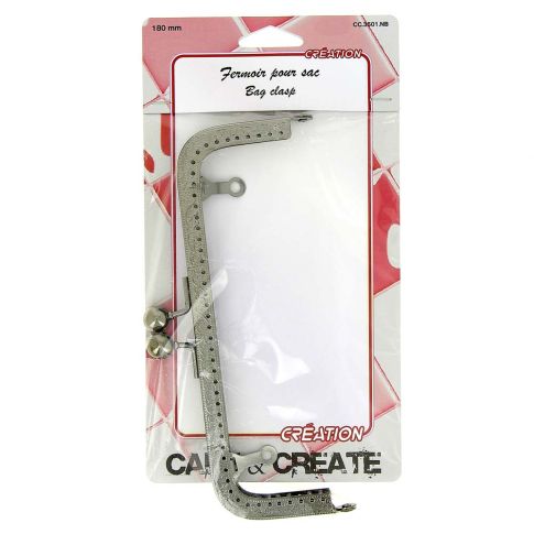 Fermoir pour sac 180 mm Métal - Care & Create