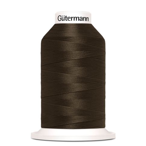 Cône de fil mousse Gütermann Bulky-Lock 1000m - Marron foncé