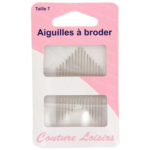 Aiguilles à broder - 3 tailles