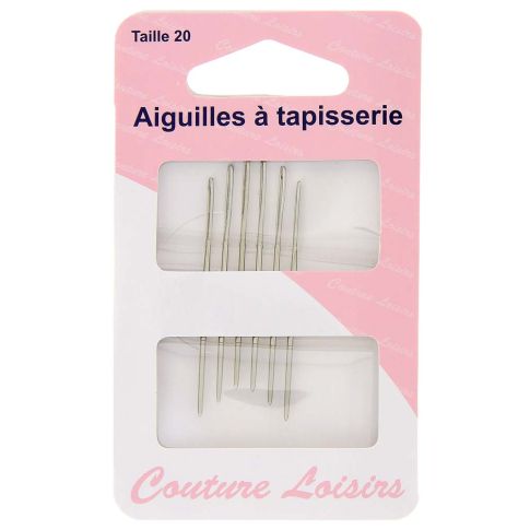 Aiguilles à tapisser n°20 x6