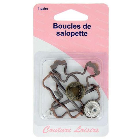 Boucles pour salopette Bronze x2