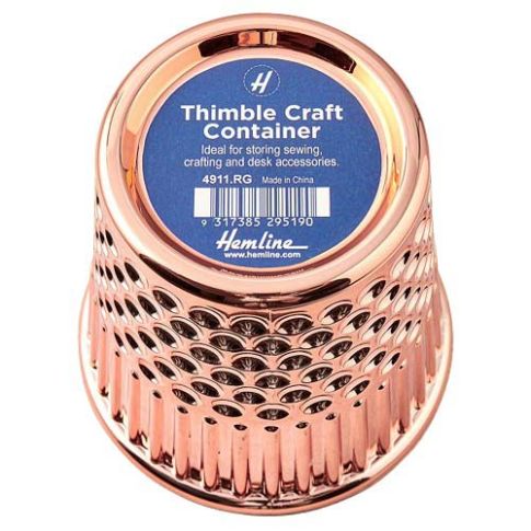 Dé à coudre pour rangement - Rose gold