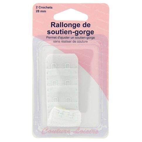 Rallonge de soutiens-gorge 28 mm - Blanc