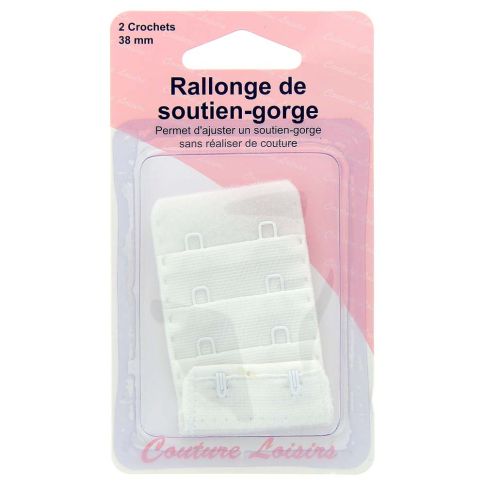 Rallonge de soutiens-gorge 38 mm - Blanc