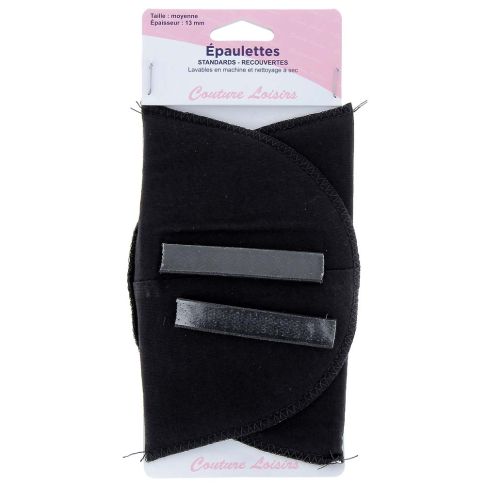 Epaulette taille moyenne Noir 13 mm
