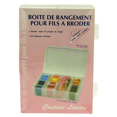 Boîte de rangement pour fil à broder- Taille M 