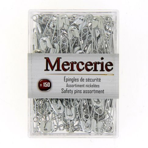 Epingles de sécurité Argent - Environ 150 épingles