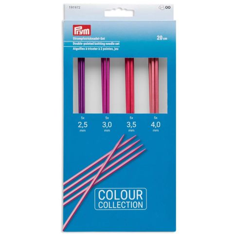 Set d'aiguilles à tricoter Prym à 2 pointes