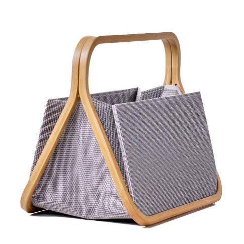 Sac de rangement Prym Fold&Store Canevas et bambou