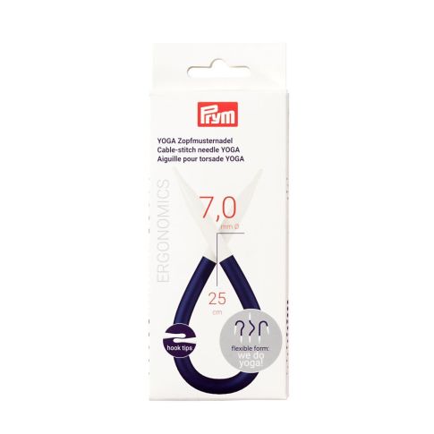 Aiguilles pour torsades 7 mm Yoga Prym x2