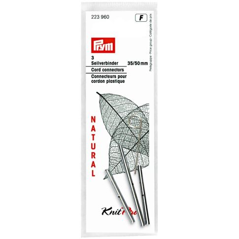 Connecteurs pour cordon plastique Prym Natural - 35 et 50 mm