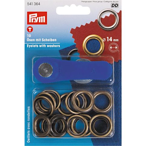 Œillets Prym laiton antique - 14 mm