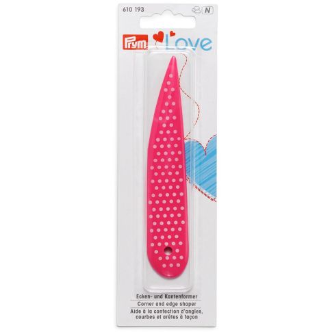 Aide à la confection d'angles, courbes et arêtes Prym Love - Fuchsia