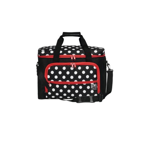 Sac pour machine à coudre à Pois noir/blanc Prym
