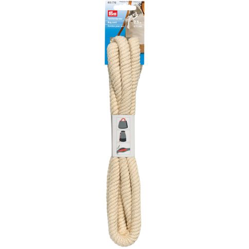 Cordon pour sacs 2,5 m Prym Blanc cassé