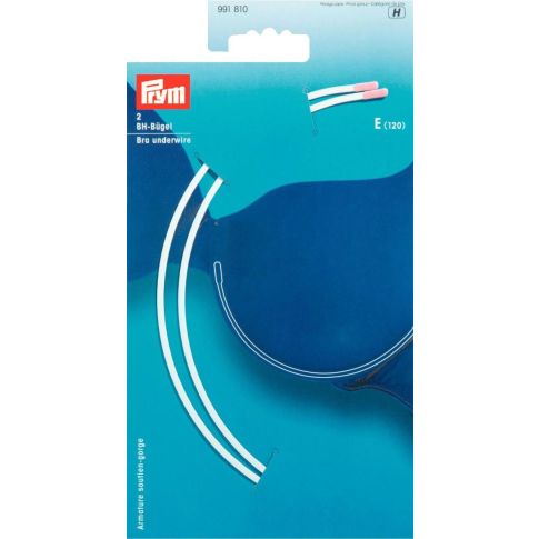 Armatures de soutien-gorge blanches Prym - Taille E 120