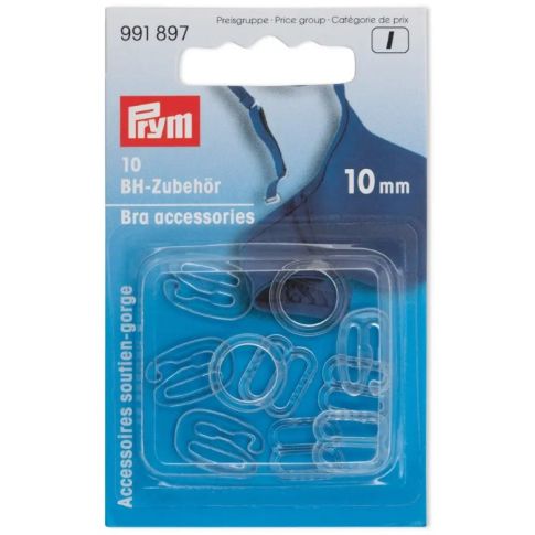Accessoires de soutien-gorge Prym Transparent - 10 mm