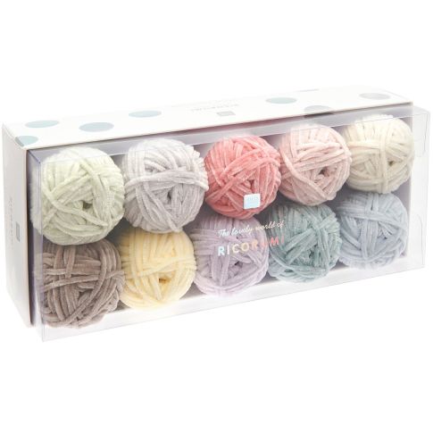 Coffret de 10 pelotes Ricorumi Nilli Nilli pastel - Rico Design