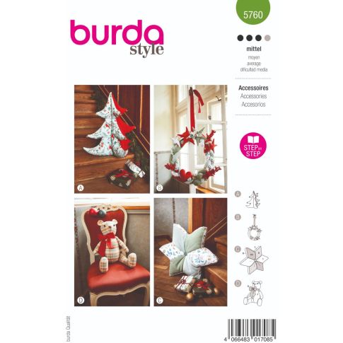Patron Burda 5760 Déco