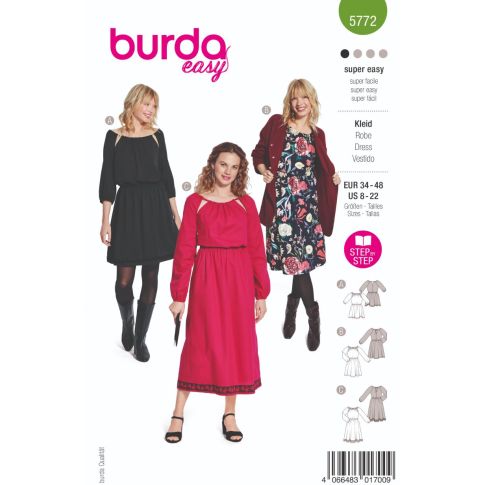 Patron Burda 5772 Robe