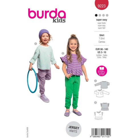 Patron Burda 9223 T-Shirt