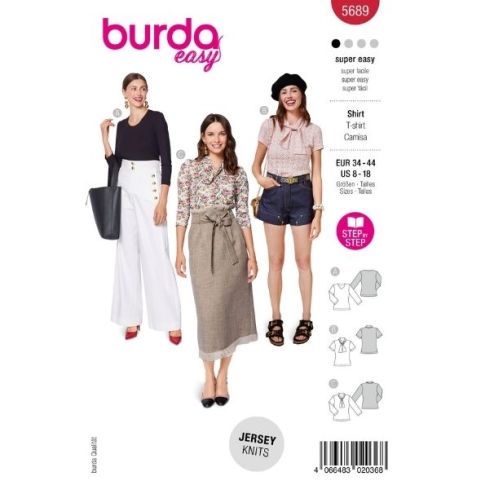 Patron Burda 5689 T-Shirt