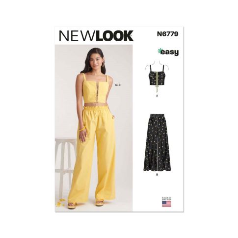 Patron New Look 6779 - Brassière et Pantalon