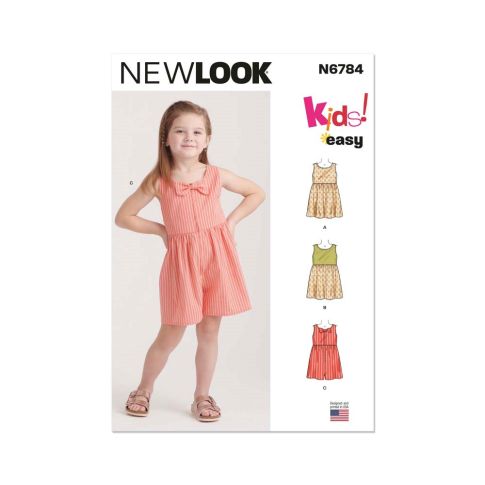 Patron New Look 6784 - Robes et Barboteuse