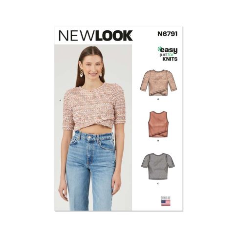 Patron New Look 6791 Hauts en Tricot