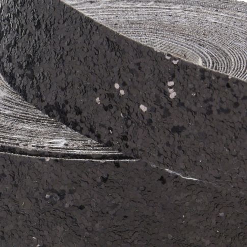 Galon Glitter Noir 50 mm x1m 