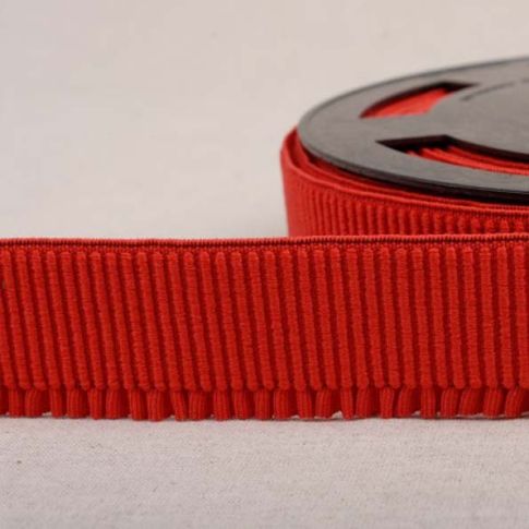 Elastique Bord Côte 40 mm Rouge x1m