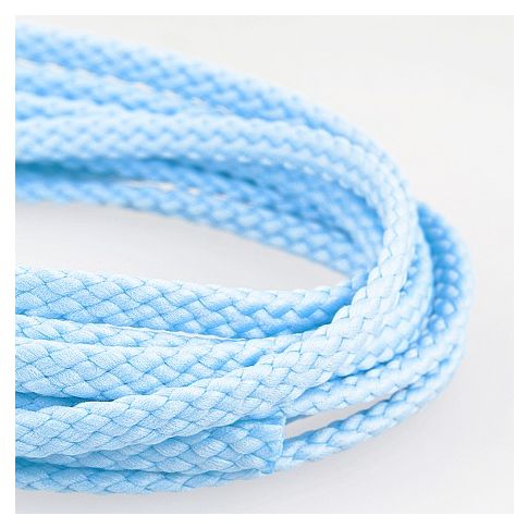 Cordon Tressé 5 mm - Bleu ciel