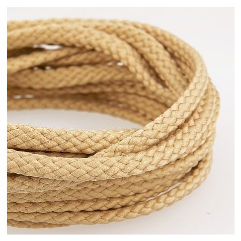 Cordon Tressé 5 mm - Beige