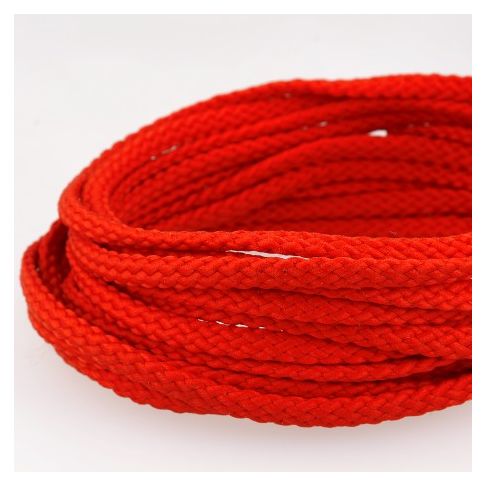 Cordon Tressé 5 mm - Rouge