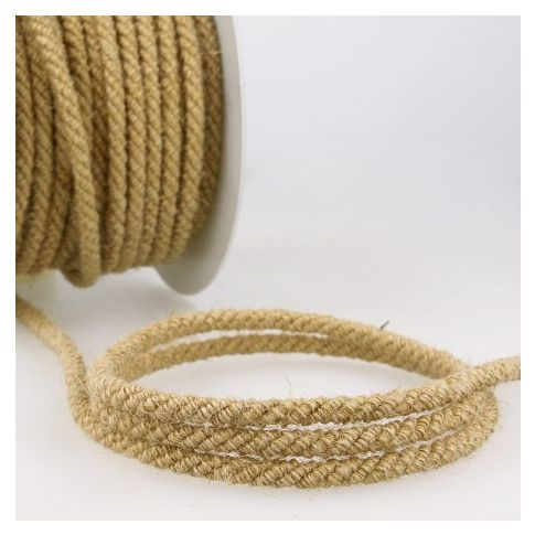 Cordelière Jute 6 mm - Naturel