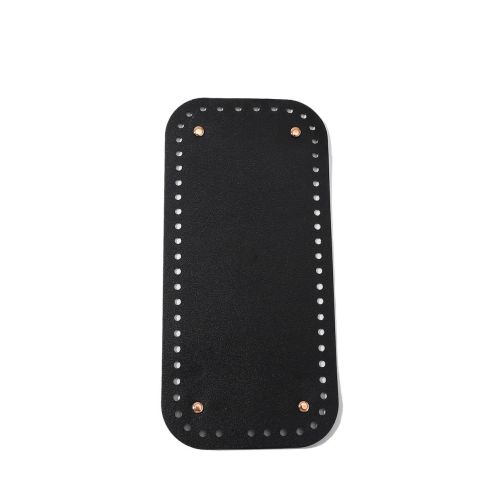 Fond de sac Simili cuir 12 x 25 cm Noir