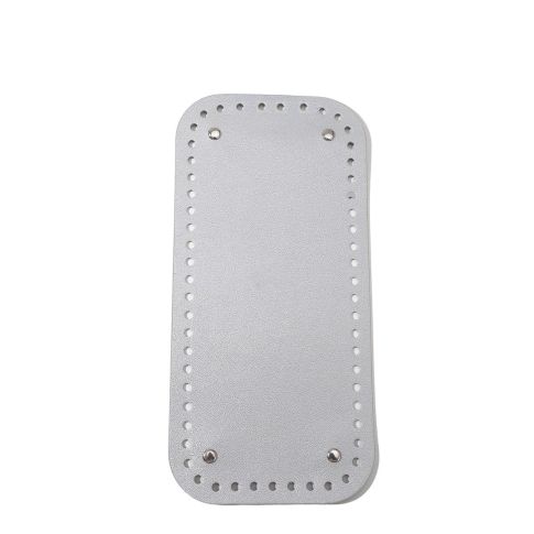 Fond de sac Simili cuir 12 x 25 cm Argent
