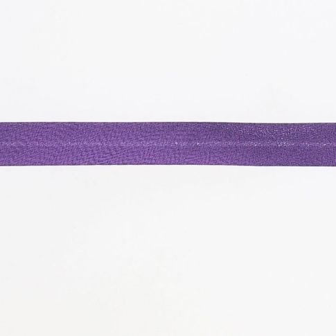 Biais lurex brillant 20 mm Violet x1m