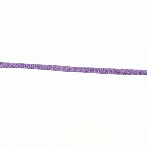 Cordon spaghetti brillant 7 mm Frou-Frou Violet x1m