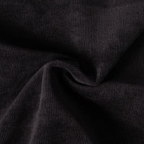 Tissu Maille Velours double face Cerys   sur fond Noir