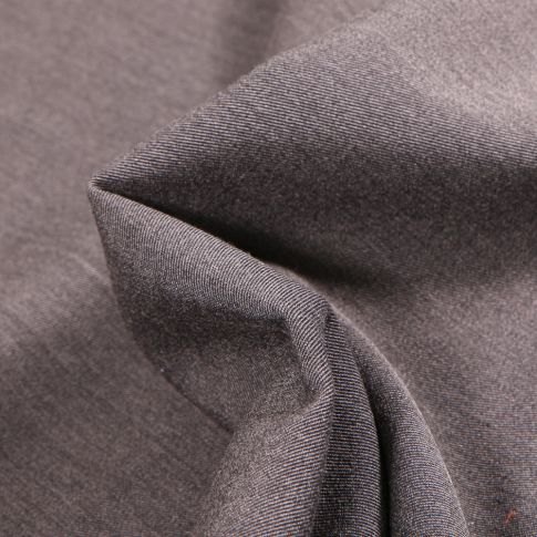 Tissu Gabardine Légère Gris anthracite chiné