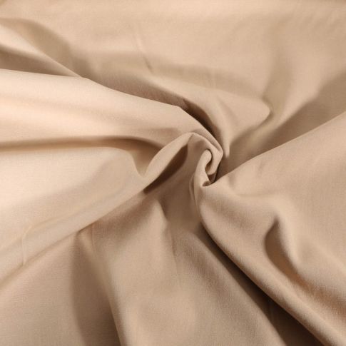 Tissu Viscose Twill extensible uni Beige