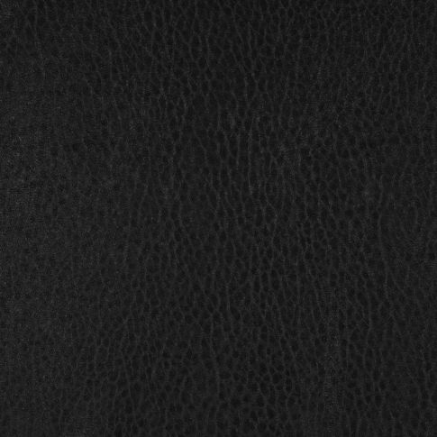 Tissu Simili cuir souple Structuré Noir