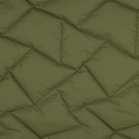 Tissu Doudoune matelassé Boréal uni Vert kaki