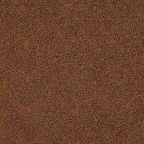 Tissu Fausse fourrure Mouton cœurs Miléna uni Brun